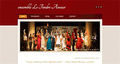 Desktop Screenshot of letendreamour.com